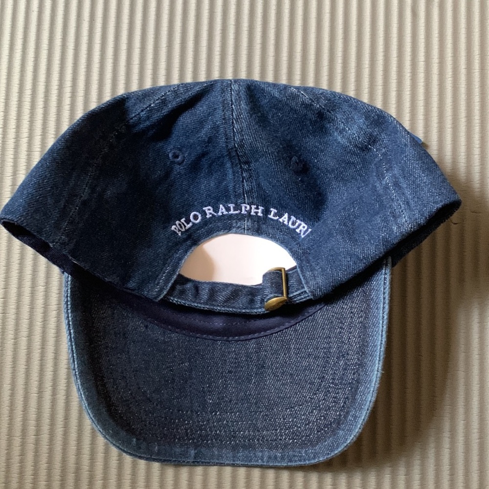 Ralph Lauren Blue Denim Hat Classic Style - Picture 4 of 4